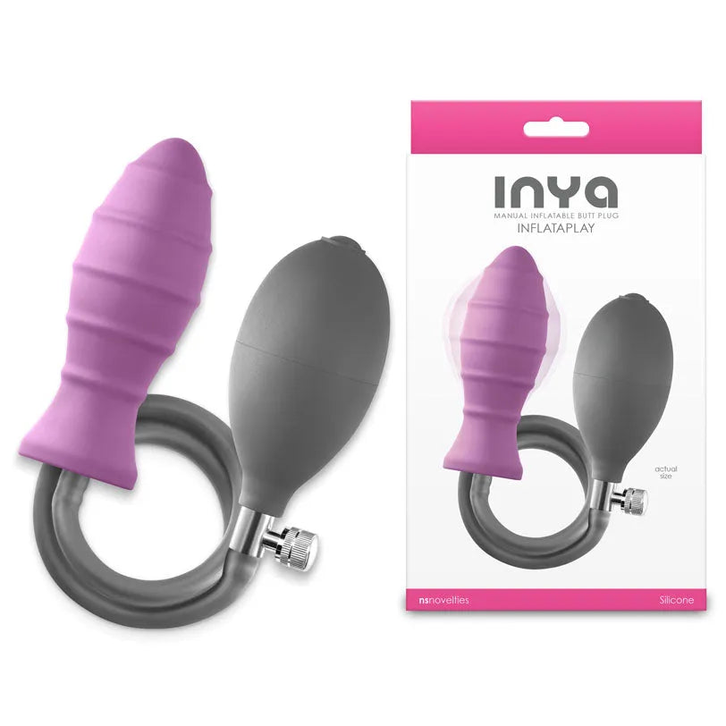 INYA InflataPlay - - 10.5 cm Inflatable Butt Plug - Take A Peek