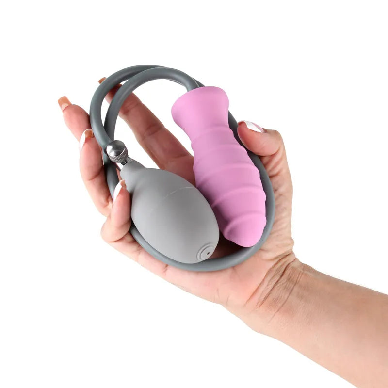 INYA InflataPlay - - 10.5 cm Inflatable Butt Plug - Take A Peek
