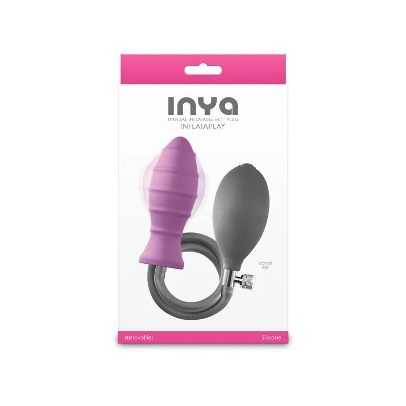 INYA InflataPlay - - 10.5 cm Inflatable Butt Plug - Take A Peek