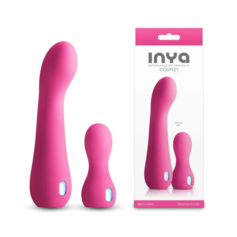 INYA Couplet - - USB Rechargeable Vibrators - Set of 2 Sizes - Take A Peek