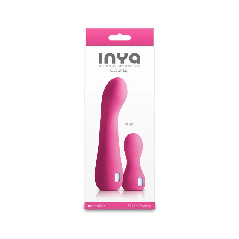 INYA Couplet - - USB Rechargeable Vibrators - Set of 2 Sizes - Take A Peek