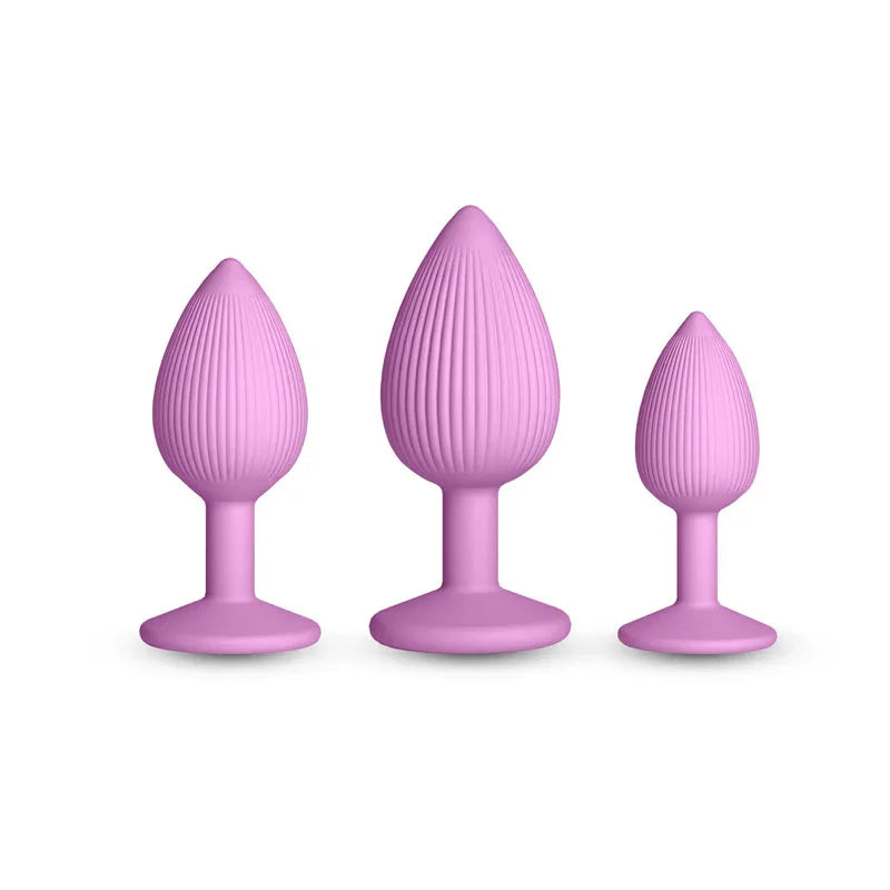 INYA Triple Ace Kit - Blush - Butt Plugs - Set of 3 Sizes - Take A Peek