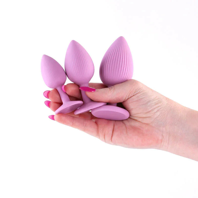 INYA Triple Ace Kit - Blush - Butt Plugs - Set of 3 Sizes - Take A Peek