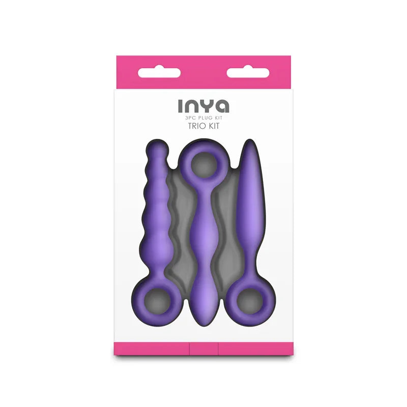 INYA Trio Kit - Purple - Purple Anal Plugs - Set of 3