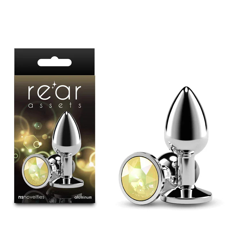 Rear Assets Silver - Small - Yellow Gem - - Take A Peek