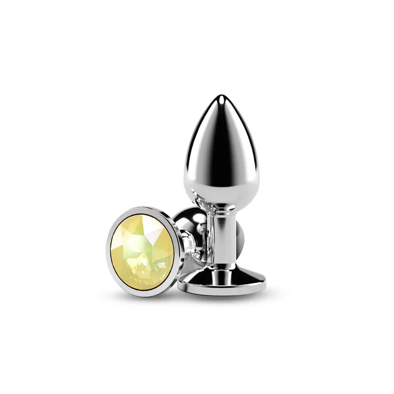 Rear Assets Silver - Small - Yellow Gem - - Take A Peek