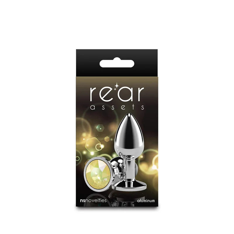 Rear Assets Silver - Small - Yellow Gem - - Take A Peek