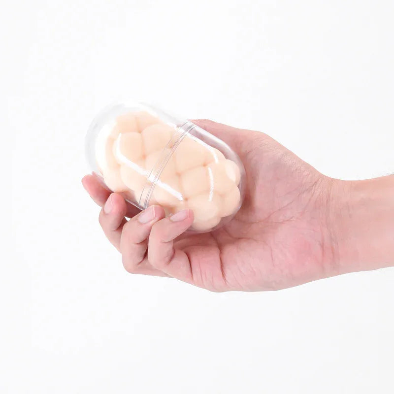 Pocket Pals Bubbles - Flesh - Flesh Mini Stroker