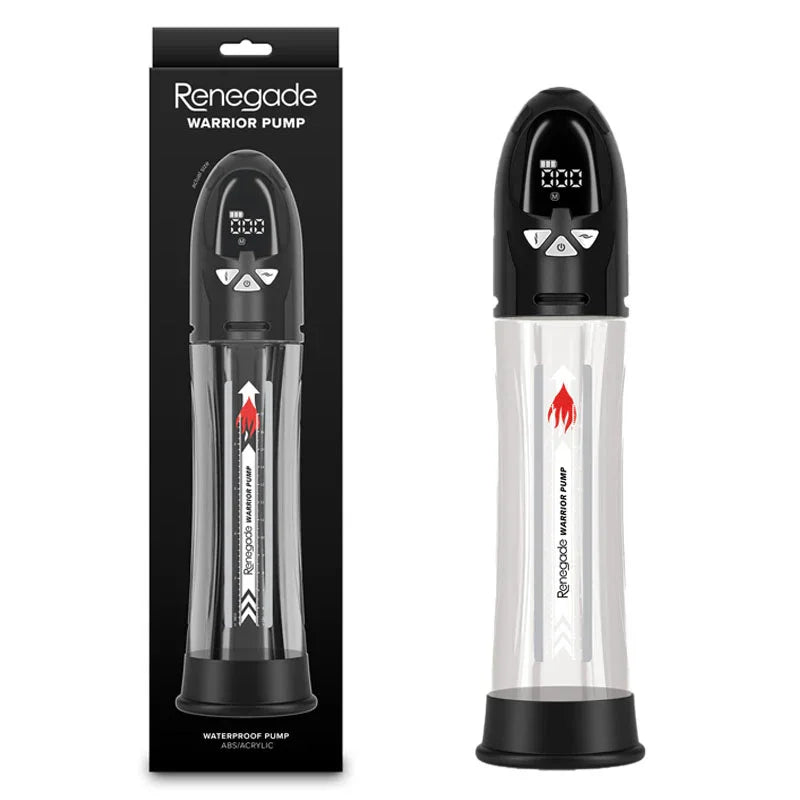 Renegade Warrior Pump - - /Clear Waterproof Automatic Penis Pump - Take A Peek