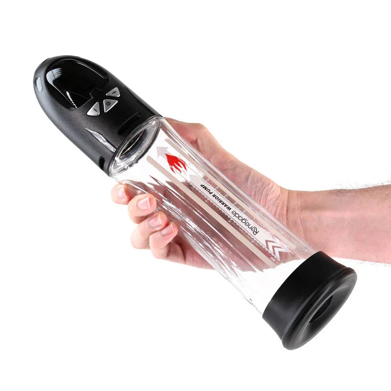 Renegade Warrior Pump - - /Clear Waterproof Automatic Penis Pump - Take A Peek