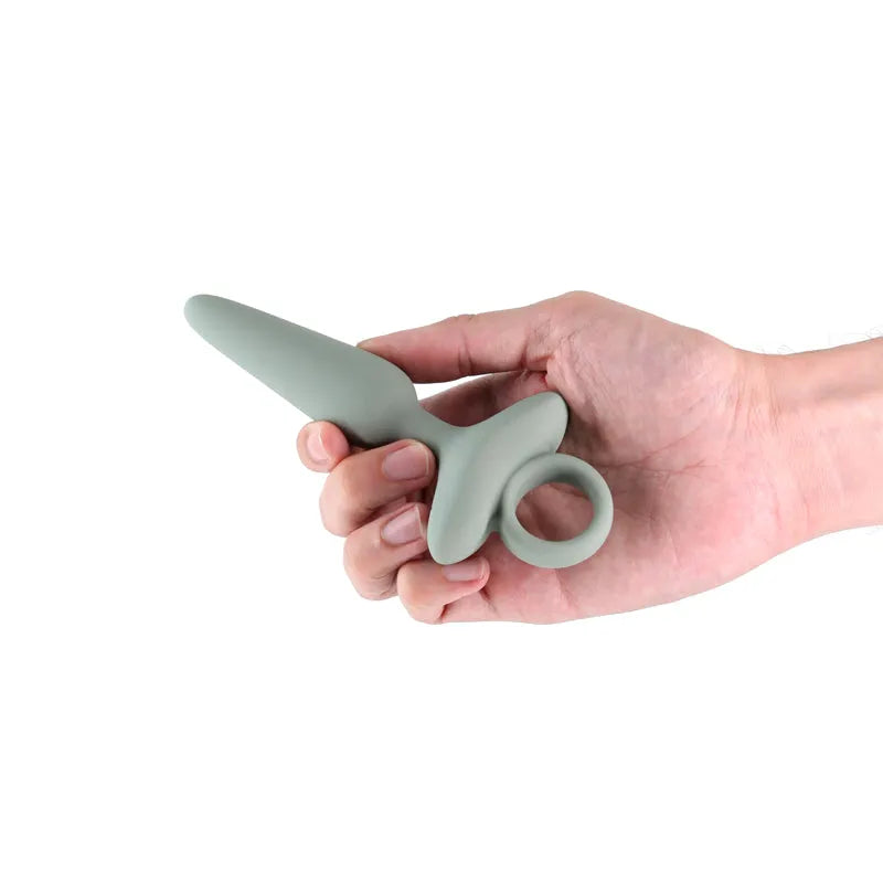 Renegade Maverick - Sage - 15 cm USB Rechargeable Vibrating Butt Plug - Take A Peek