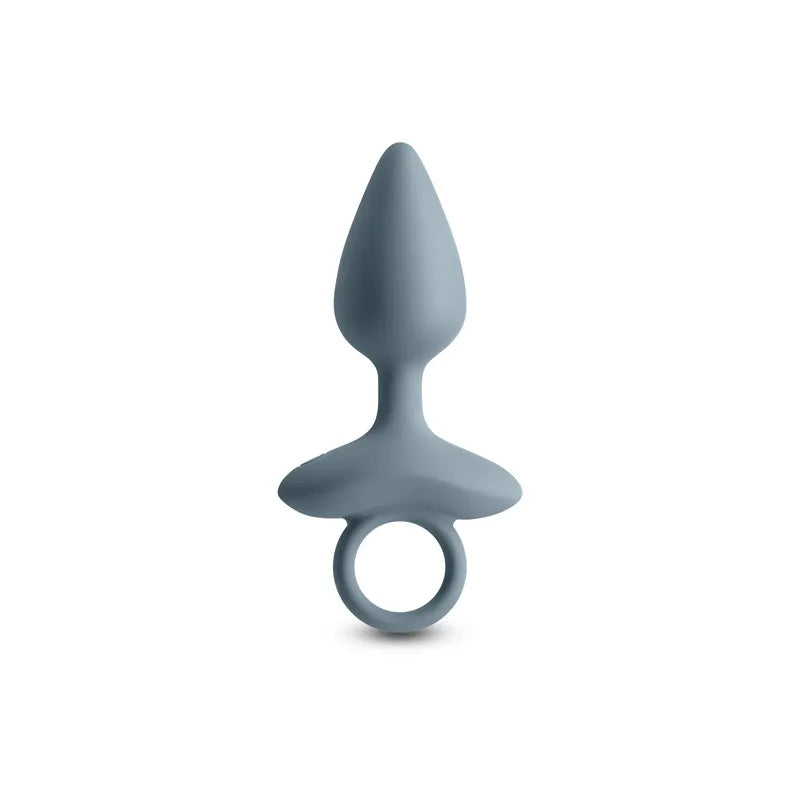 Renegade Orion - Grey - Grey 13 cm USB Rechargeable Vibrating Butt Plug - Take A Peek