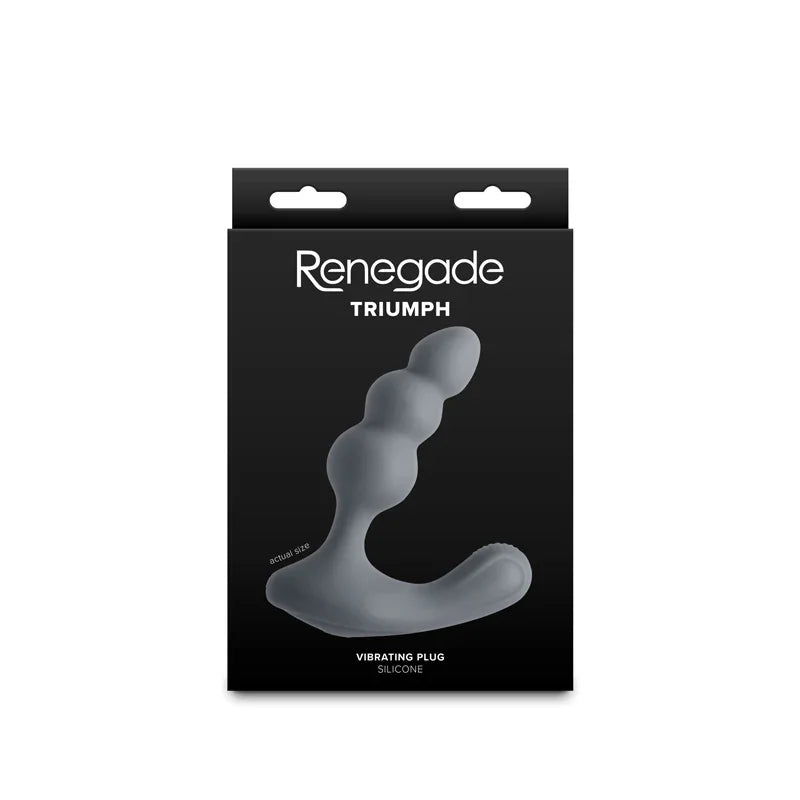 Renegade Thumper - Grey - Grey 13.1 cm USB Rechargeable Prostate Massager