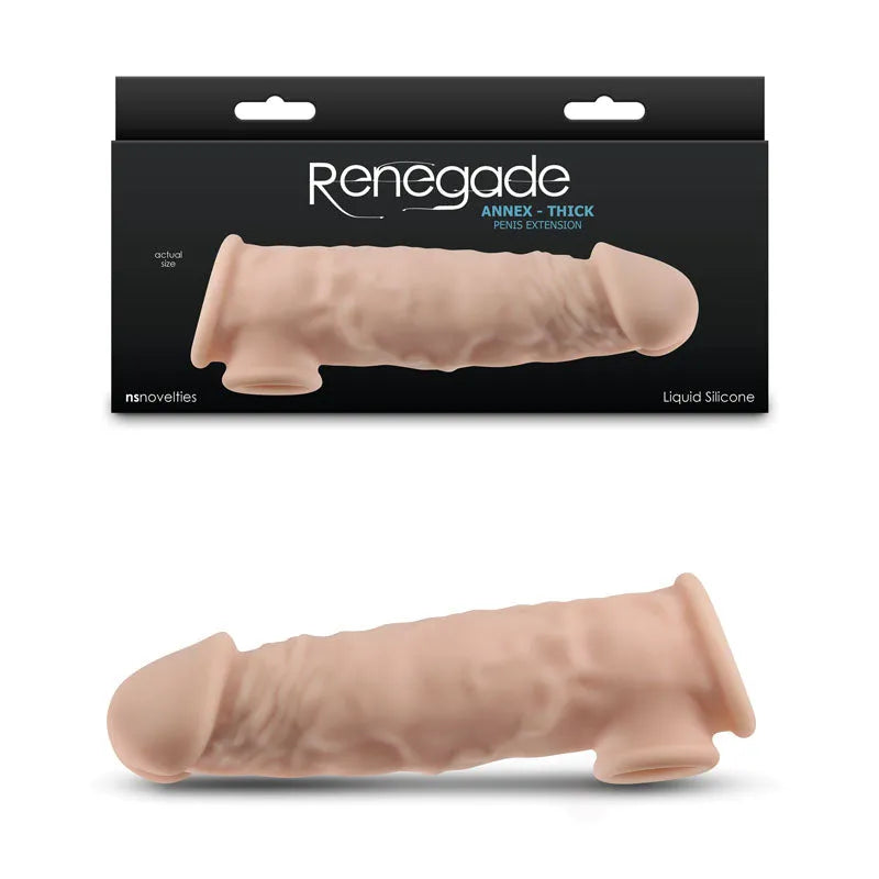 Renegade Annex - Thick - - 18.6 cm Penis Extender Sleeve - Take A Peek