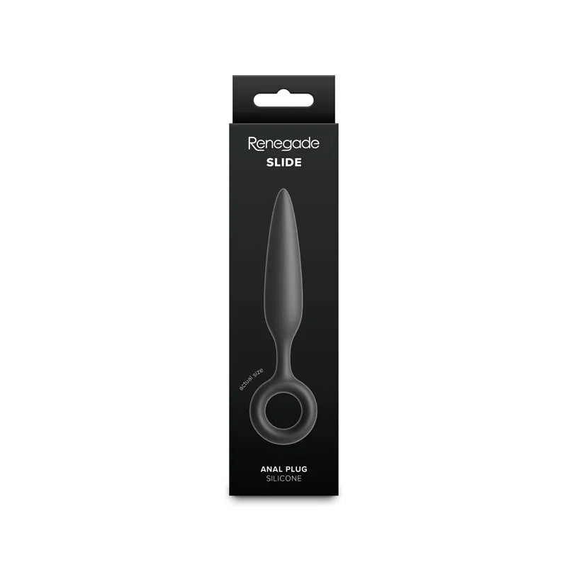 Renegade Slide - Black - Black 12.7 cm Anal Plug
