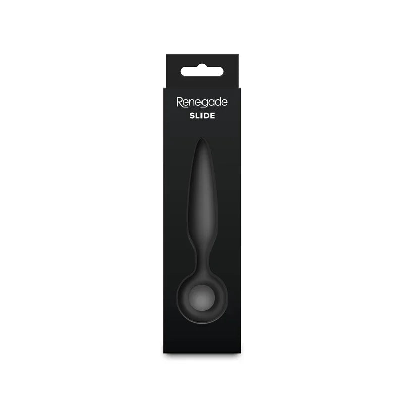 Renegade Slide - Black - Black 12.7 cm Anal Plug