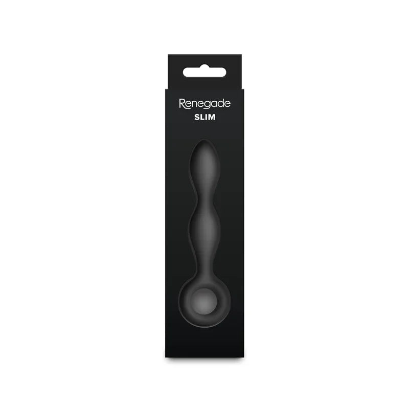 Renegade Slim - Black - Black 12.7 cm Anal Plug