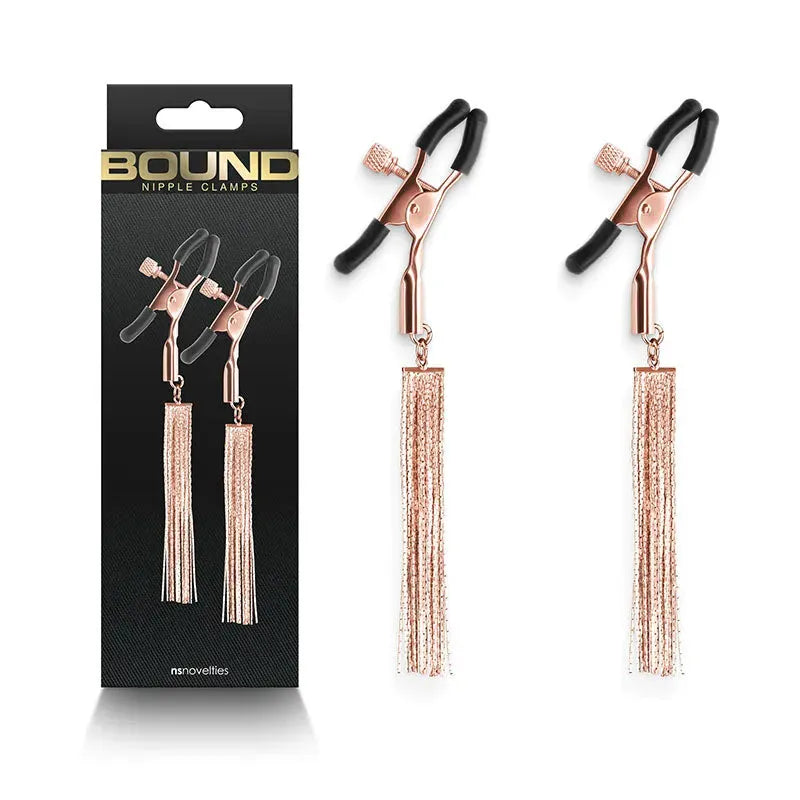 Bound Nipple Clamps - D2 - - Take A Peek