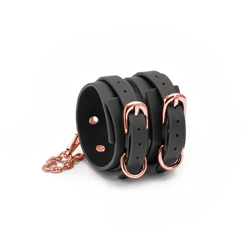 Bondage Couture Ankle Cuffs - - Take A Peek