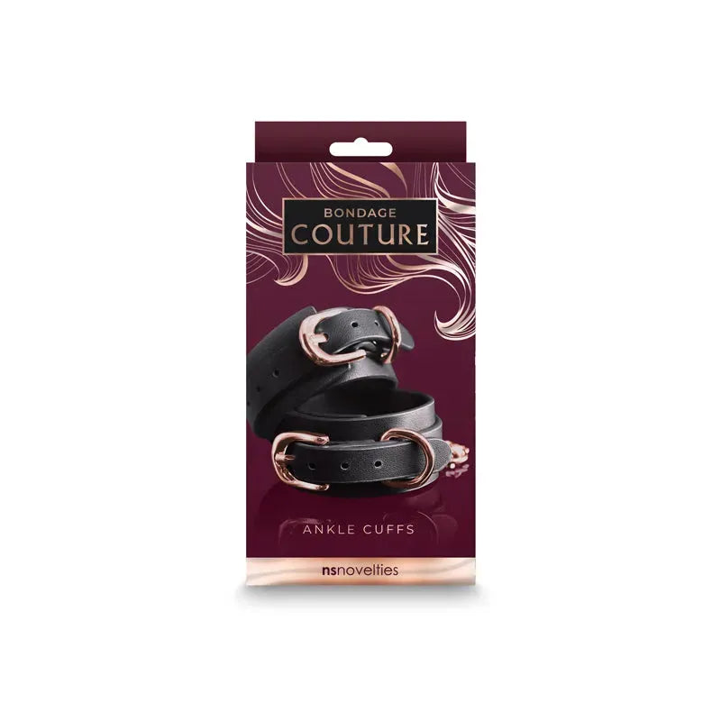 Bondage Couture Ankle Cuffs - - Take A Peek