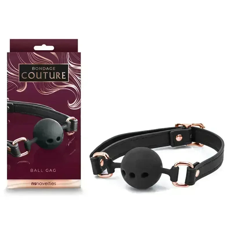 Bondage Couture Ball Gag - - Mouth Restraint - Take A Peek