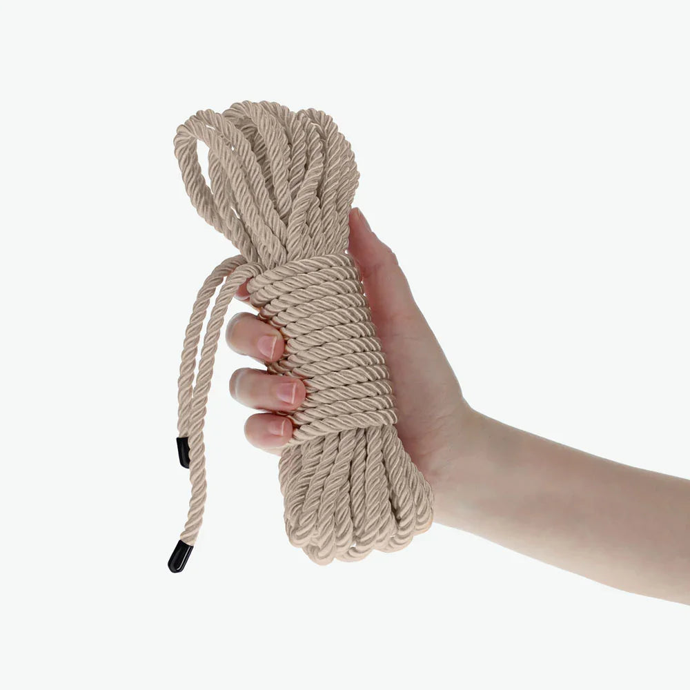 OUCH! Bondage Rope - 10 M - Gold - Gold Nylon Bondage Rope - 10 metre Length - Take A Peek