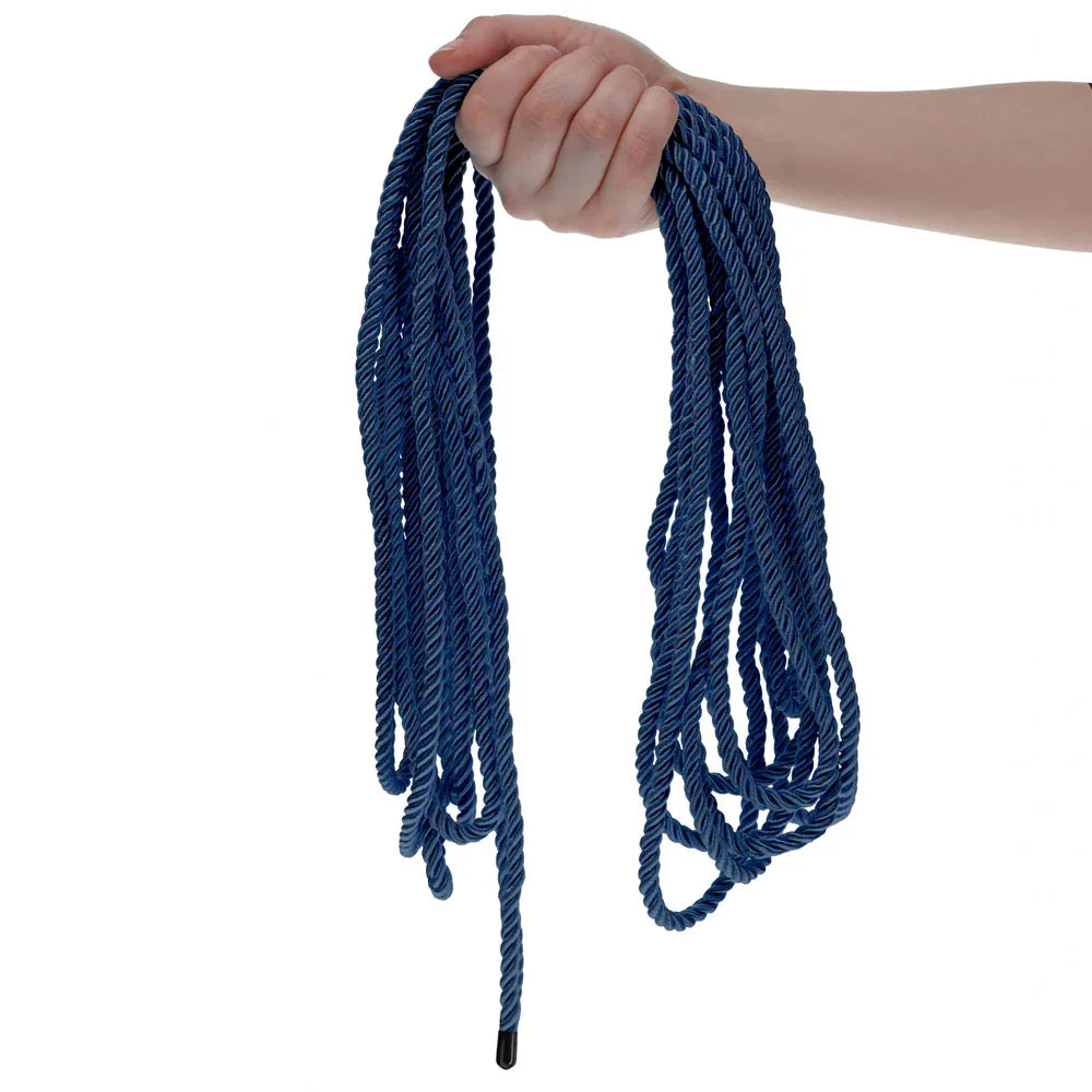 OUCH! Bondage Rope - 10 M - Navy - Navy Nylon Bondage Rope - 10 metre Length - Take A Peek