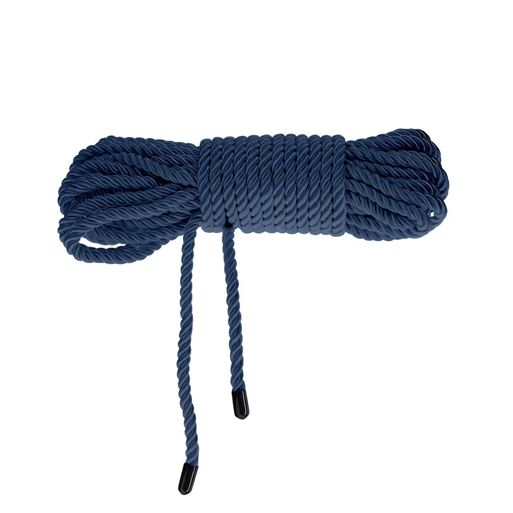 OUCH! Bondage Rope - 10 M - Navy - Navy Nylon Bondage Rope - 10 metre Length - Take A Peek