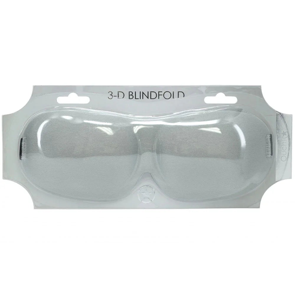 OUCH! 3D Mask - Silver - Silver Eye Mask - Take A Peek