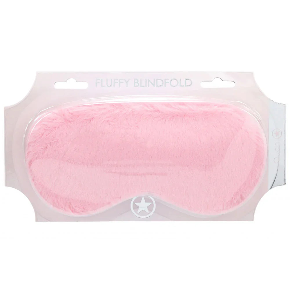 OUCH! Fluffy Mask - Powder Pink - Pink Fluffy Eye Mask