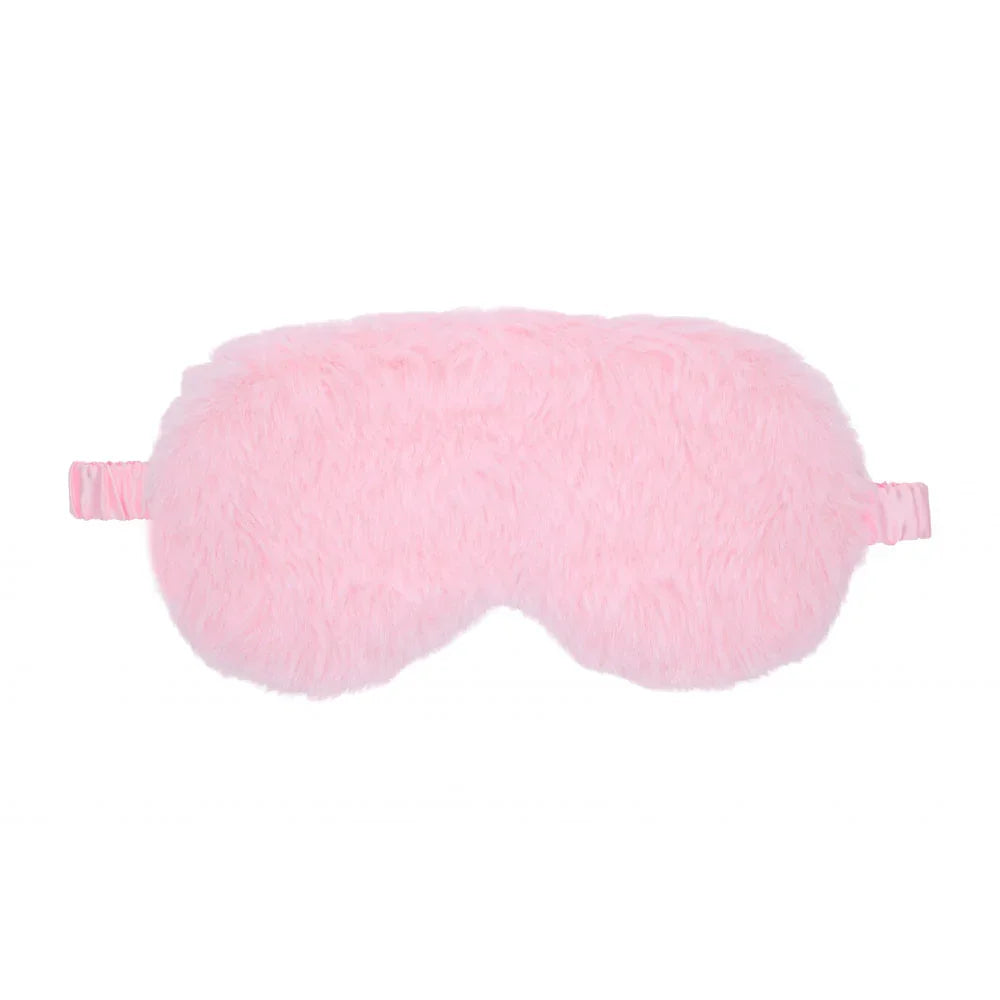 OUCH! Fluffy Mask - Powder Pink - Pink Fluffy Eye Mask