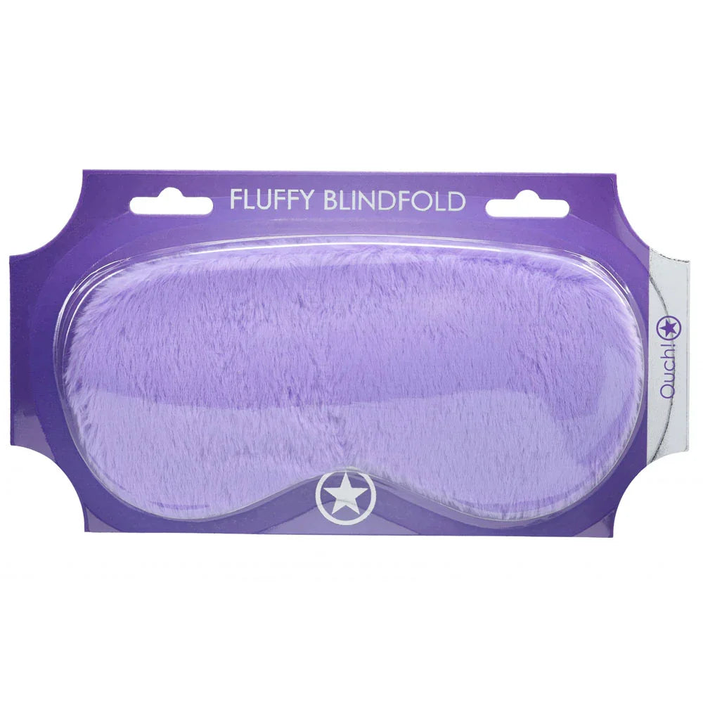 OUCH! Fluffy Mask - Purple - Purple Fluffy Eye Mask