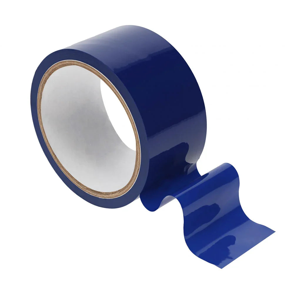 OUCH! PVC Non-Stick Tape - Navy - Navy Blue Bondage Tape - 20 metre Length