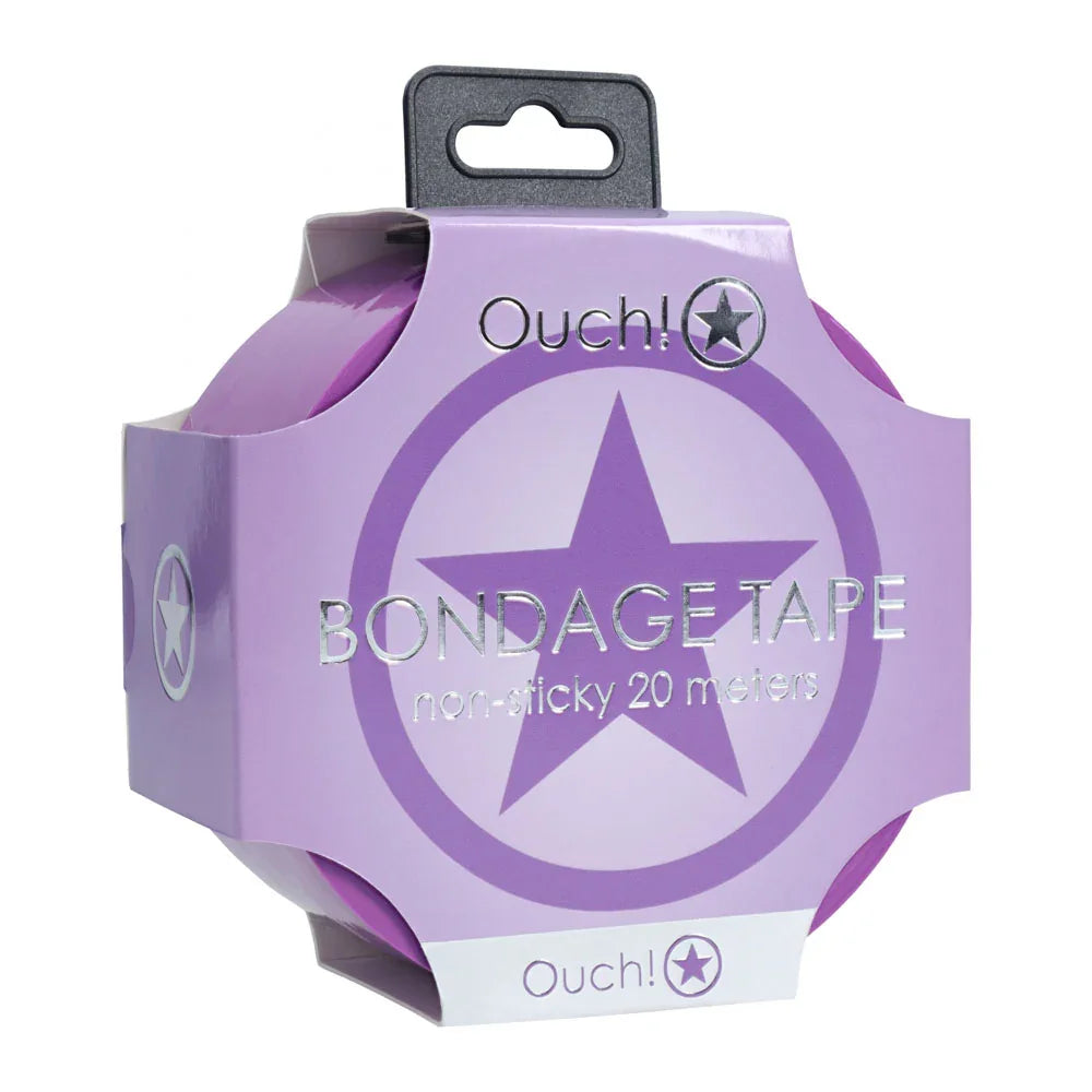 OUCH! PVC Non-Stick Tape - Purple - Purple Bondage Tape - 20 metre Length