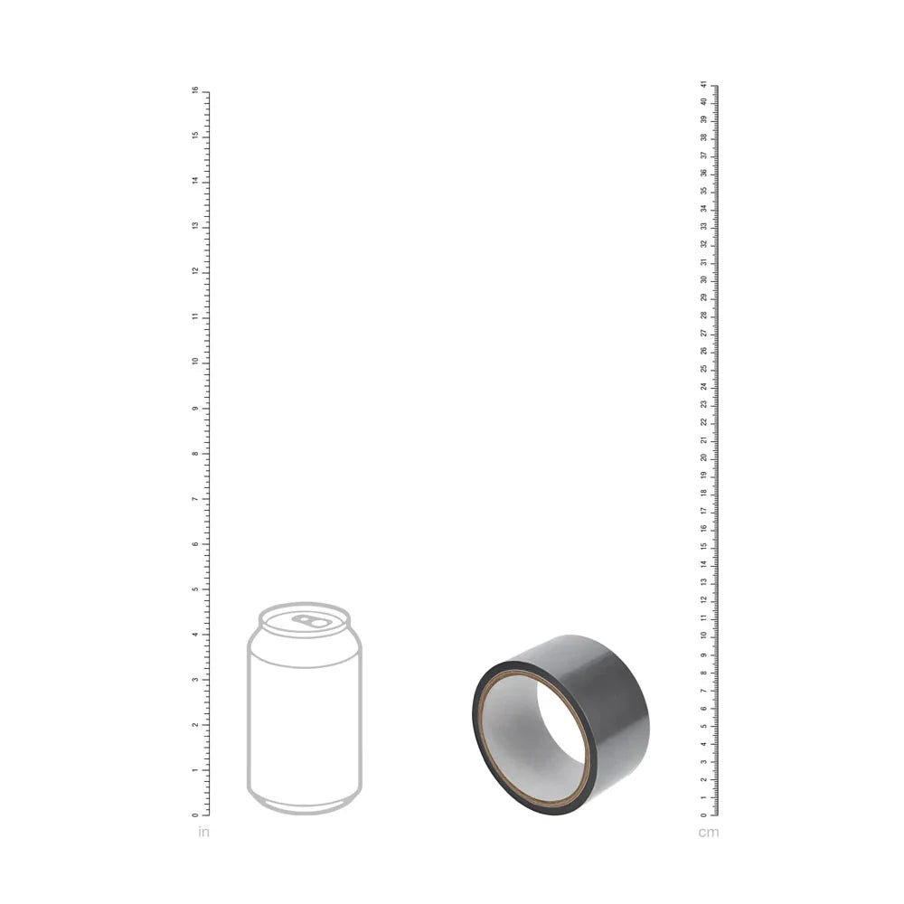 OUCH! PVC Non-Stick Tape - Silver - Silver Bondage Tape - 20 metre Length