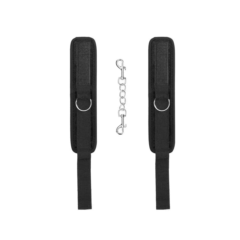 OUCH! Velvet & Velcro Adjustable Handcuffs - Take A Peek