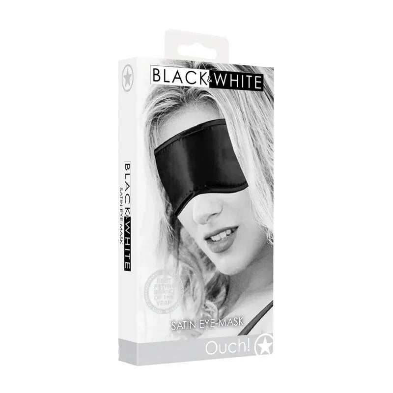 OUCH! & White Satin Eye-Mask - Take A Peek