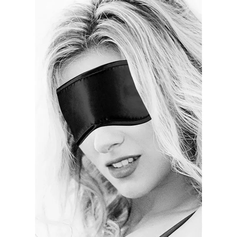 OUCH! & White Satin Eye-Mask - Take A Peek