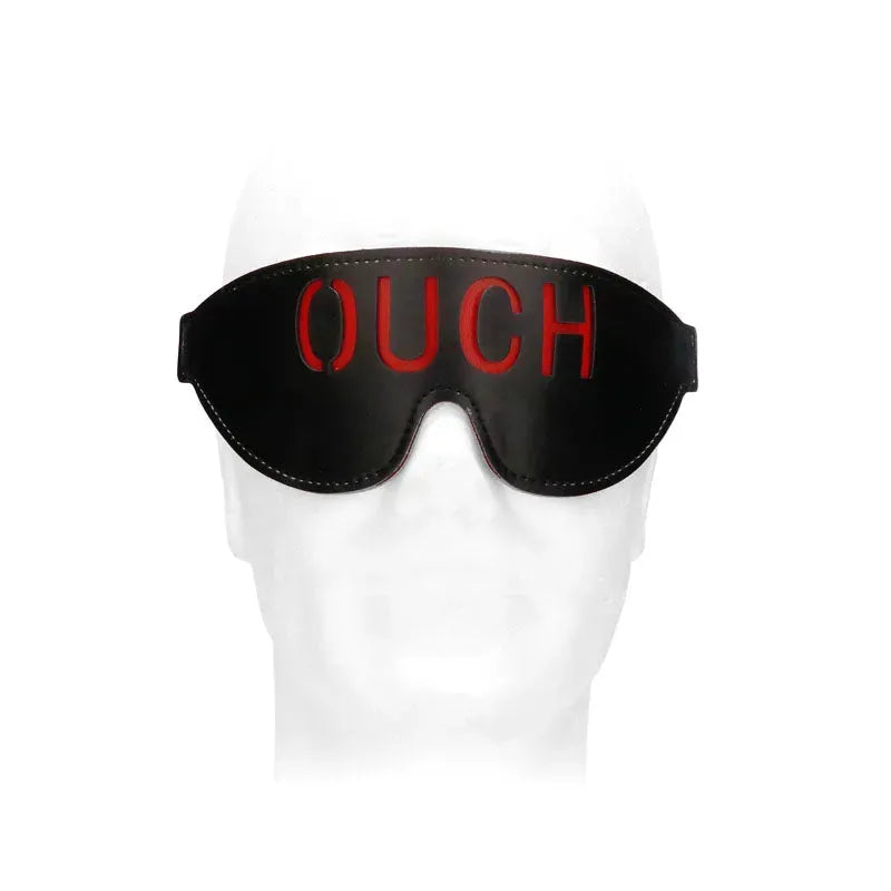 OUCH! & White Bonded Leather Eye-Mask ''Ouch'' - Take A Peek