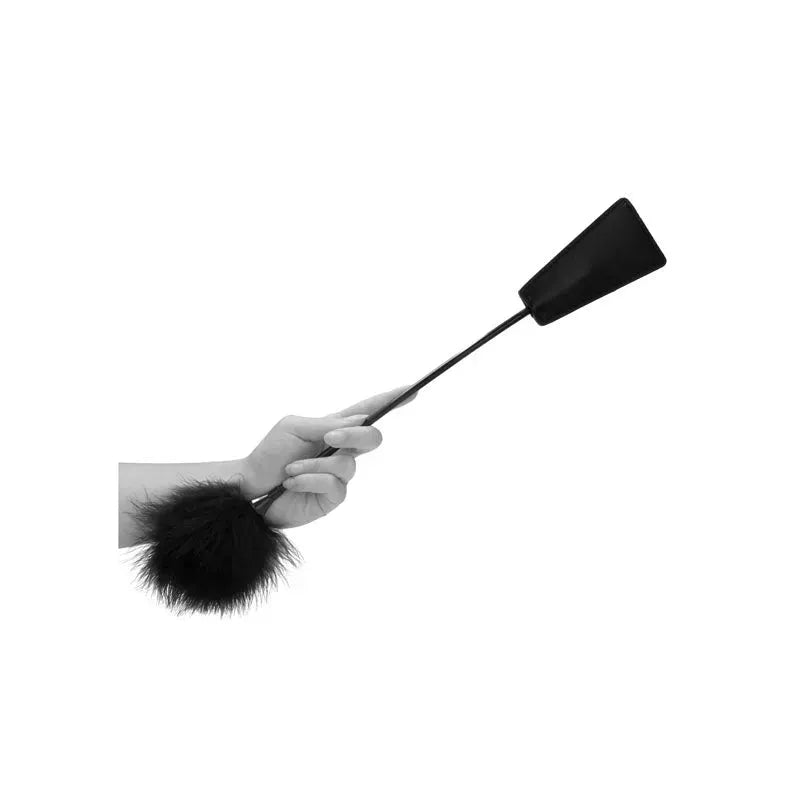 OUCH! & White Crop with Feather Tickler - Take A Peek