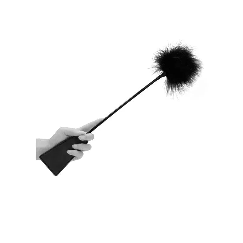 OUCH! & White Crop with Feather Tickler - Take A Peek