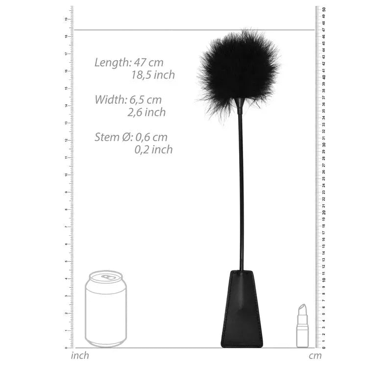 OUCH! & White Crop with Feather Tickler - Take A Peek