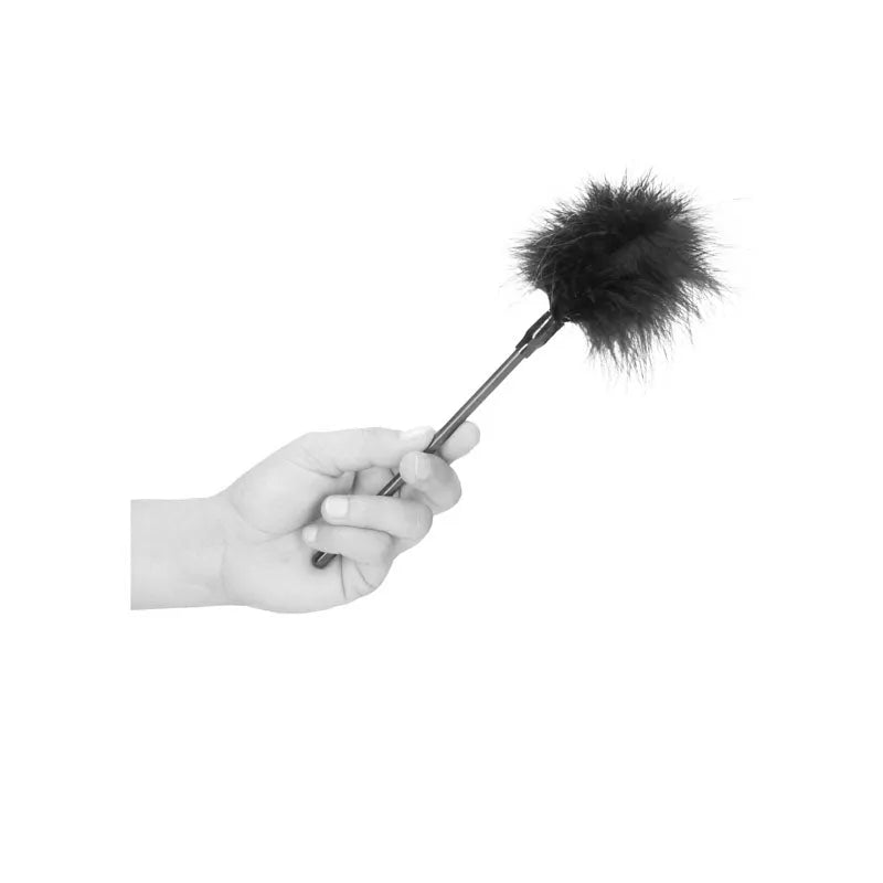 OUCH! & White Feather Tickler - Feather Crop - Take A Peek