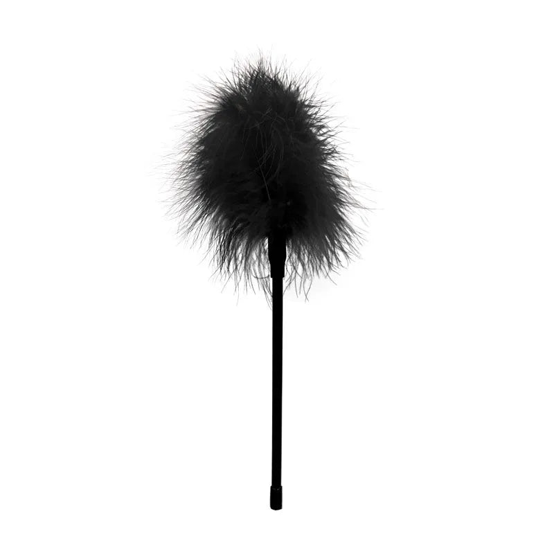 OUCH! & White Feather Tickler - Feather Crop - Take A Peek