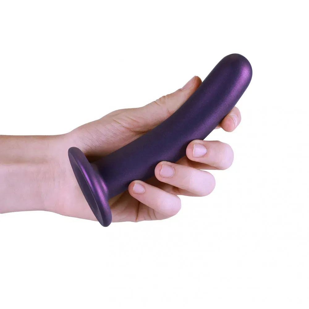 OUCH! Smooth Silicone G-Spot Dildo - 6'' / 14.5 cm - Take A Peek