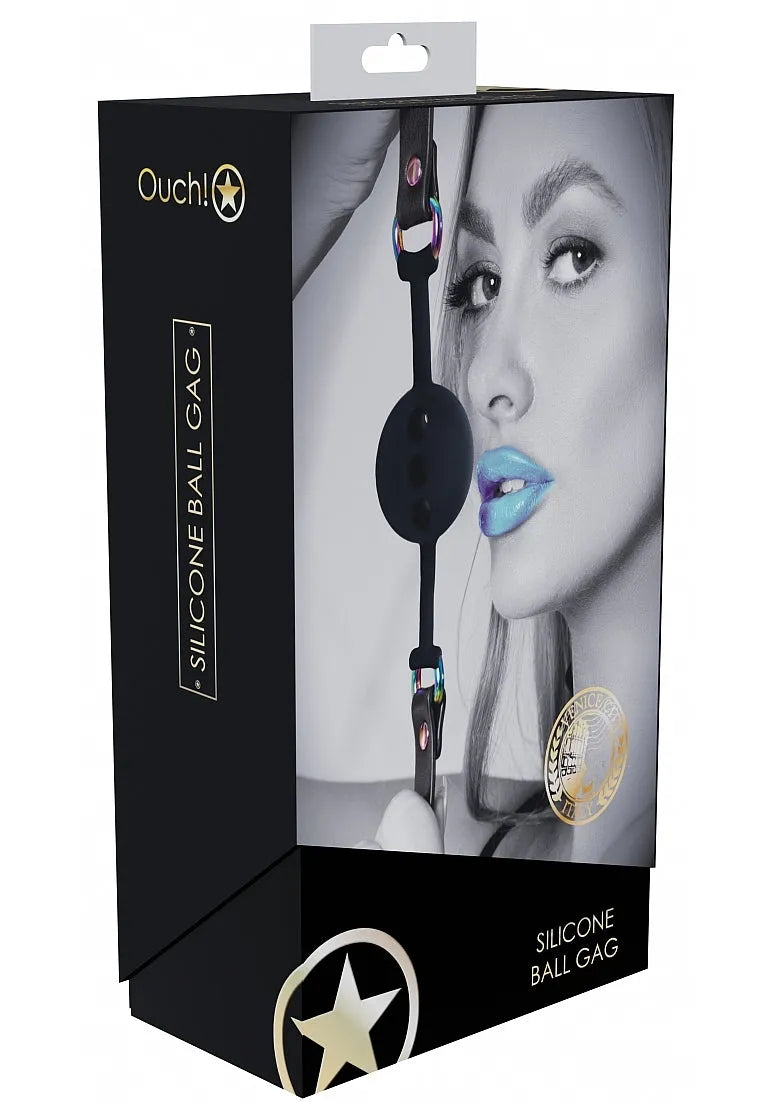 Ouch! Venice Collection - Silicone Ball Gag - Take A Peek