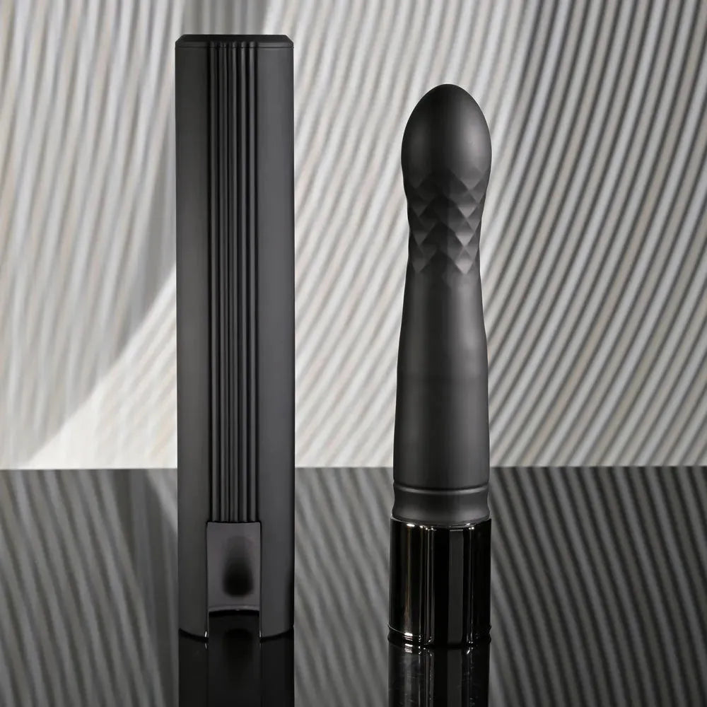 Playboy Pleasure PLEASURE ZONE - 21.4 cm Rechargeable Vibrator with USB Charging Dock - Take A Peek