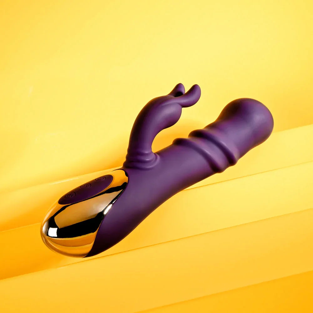 Playboy Pleasure BUNNY PUNCH - 24.4 cm USB Rechargeable Twirling Rabbit Vibrator - Take A Peek