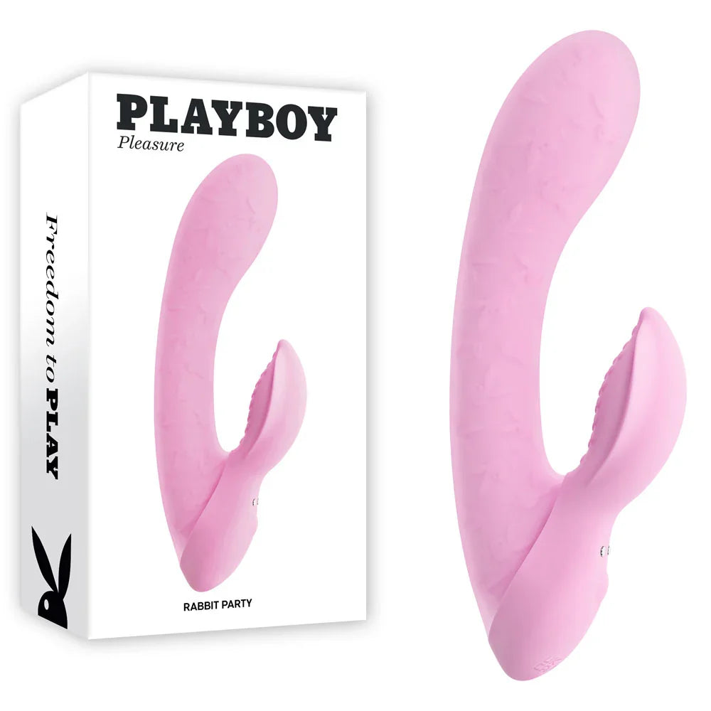 Playboy Pleasure RABBIT PARTY - 15.2 cm USB Rechargeable Rabbit Vibrator - Take A Peek