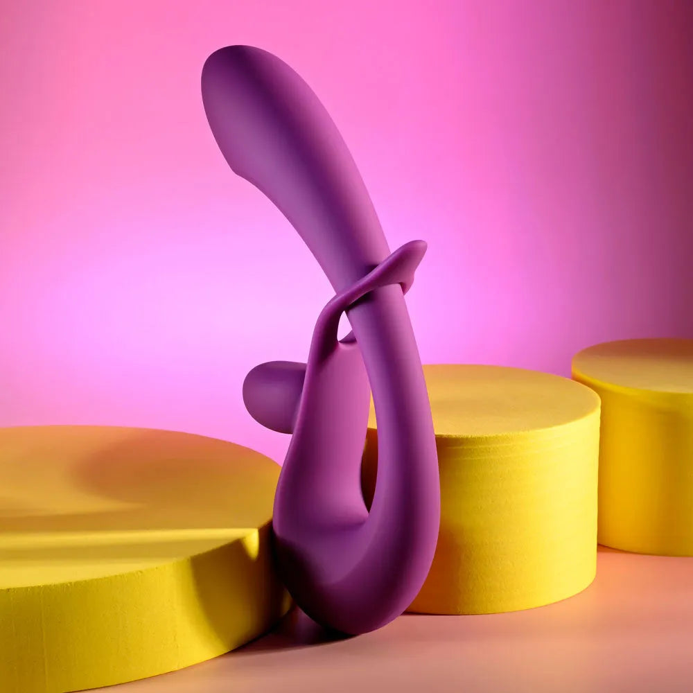 Playboy Pleasure CHA CHA SLIDE - 20 cm USB Rechargeable Rabbit Vibrator - Take A Peek